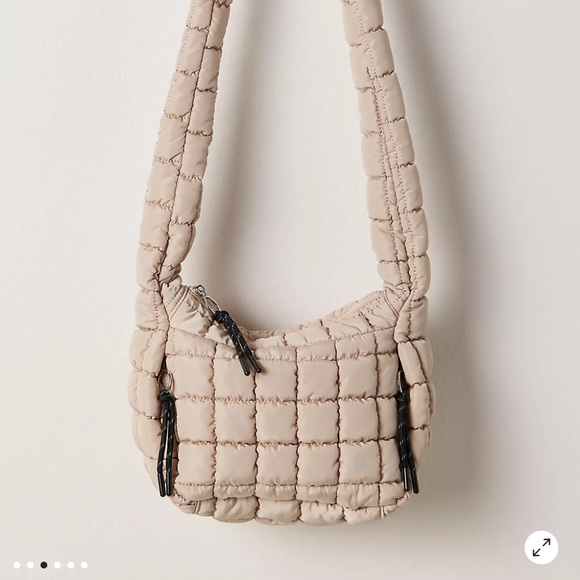 Free People Handbags - Free People Quilted Baby Carryall Sling Bag